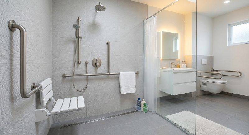 Handicap Shower Installation in Framingham, MA