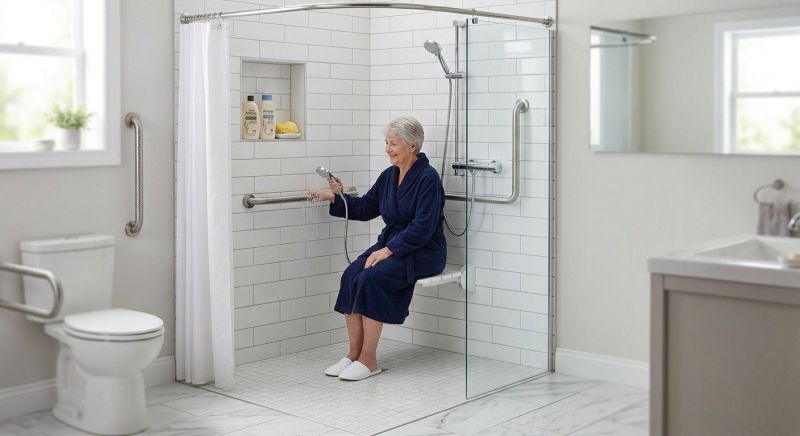 Senior Shower Installation in West Chester, PA